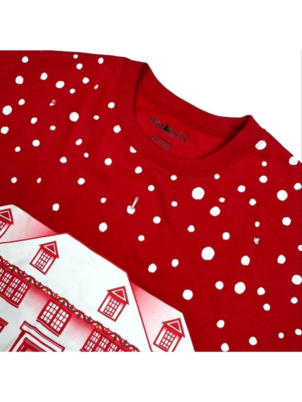 Home Alone Ugly Christmas Sweater Mens Cotton Blend Light Up Sweater Red • XL